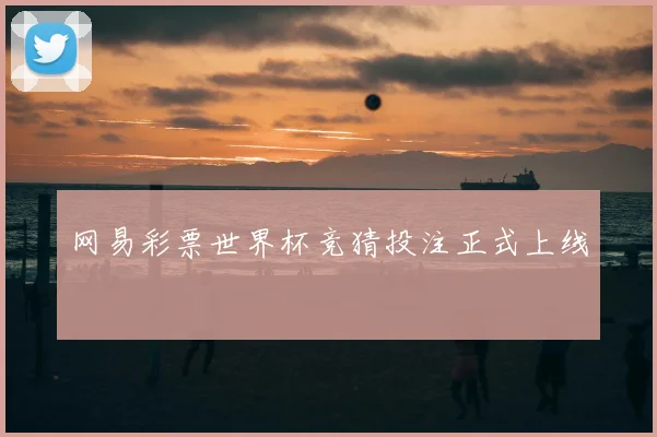 网易彩票世界杯竞猜投注正式上线
